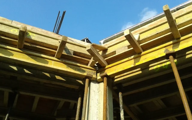 Imagen de encofrado de madera
