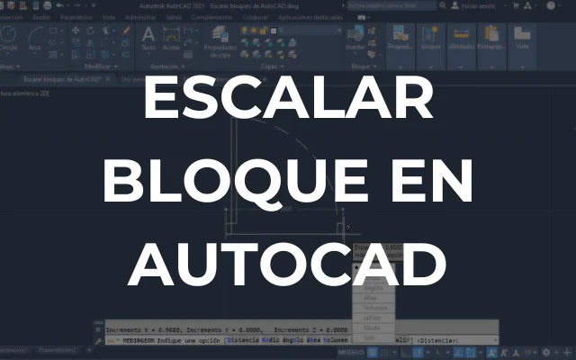 ESCALAR BLOQUES EN AUTOCAD - Imagen destacada