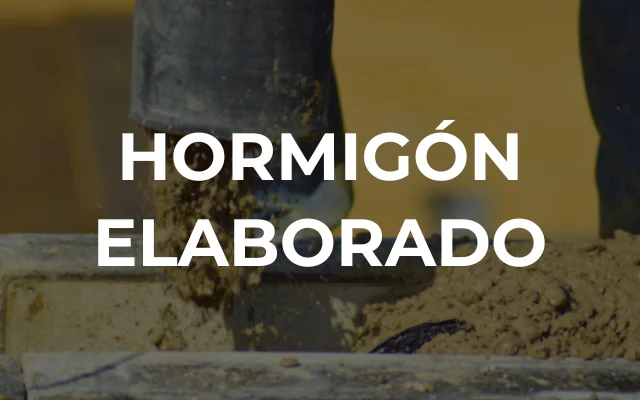 HORMIGÓN ELABORADO - Imagen destacada