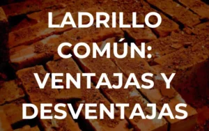 Ventajas y desventajas del ladrillo común (tradicional)