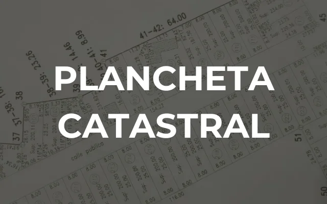 PLANCHETA CATASTRAL - Imagen destacada