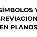 SÍMBOLOS Y ABREVIACIONES EN PLANOS - Imagen destacada