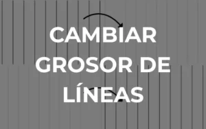 Cómo cambiar el grosor de las líneas en AutoCAD