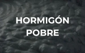 Qué es el hormigón pobre y para qué sirve