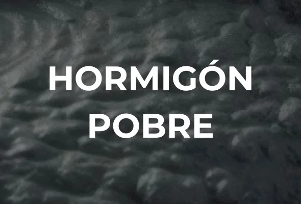Hormigón pobre - Portada