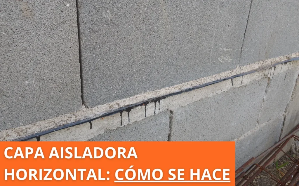 Cómo se hace una capa aisladora horizontal - Imagen destacada